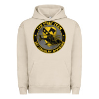 Pigment French Oak the first team 1st cavalry division Urban Hoodie - Jasminsmagicworld