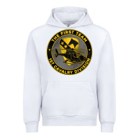 White the first team 1st cavalry division Urban Hoodie - Jasminsmagicworld