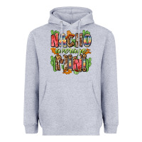 Heather Grey nacho average mini Heavyweight Hoodie - Zillion Design Studio