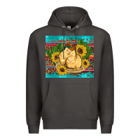 Smoke western chicks coop animals sunflowers cactus serape leopard turquoise Premium Hoodie - Artiststas