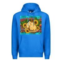True Royal western chicks coop animals sunflowers cactus serape leopard turquoise Premium Hoodie - Artiststas