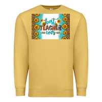 Antique Gold best teacher ever skinny metal can holder Premium Sweatshirt - HRA Design Shop