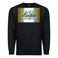 Black best teacher ever skinny metal can holder Premium Sweatshirt - HRA Design Shop