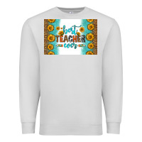 Dove Grey best teacher ever skinny metal can holder Premium Sweatshirt - HRA Design Shop