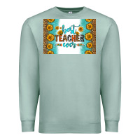 Seafoam best teacher ever skinny metal can holder Premium Sweatshirt - HRA Design Shop