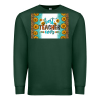 Sports Green best teacher ever skinny metal can holder Premium Sweatshirt - HRA Design Shop
