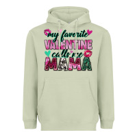 Matcha my favorite valentine calls me mama Heavyweight Hoodie - Zillion Design Studio