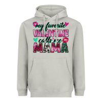 Moon Dust my favorite valentine calls me mama Heavyweight Hoodie - Zillion Design Studio