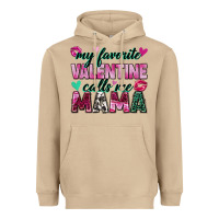 Mushroom my favorite valentine calls me mama Heavyweight Hoodie - Zillion Design Studio