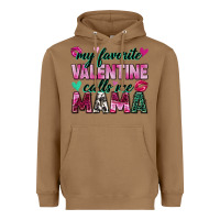 My Favorite Valentine Calls Me Mama Heavyweight Hoodie | Teevron