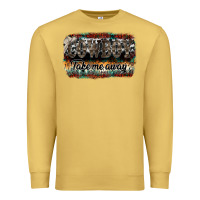 Antique Gold cowboy take me away Premium Sweatshirt - SublimationCraftShop