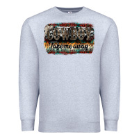 Heather Grey cowboy take me away Premium Sweatshirt - SublimationCraftShop