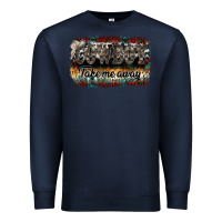 Navy cowboy take me away Premium Sweatshirt - SublimationCraftShop