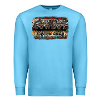 Ocean Blue cowboy take me away Premium Sweatshirt - SublimationCraftShop