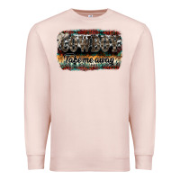 Pale Pink cowboy take me away Premium Sweatshirt - SublimationCraftShop
