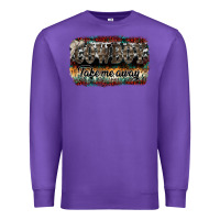 Purple cowboy take me away Premium Sweatshirt - SublimationCraftShop
