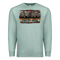 Seafoam cowboy take me away Premium Sweatshirt - SublimationCraftShop