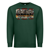 Sports Green cowboy take me away Premium Sweatshirt - SublimationCraftShop