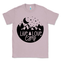 Lilac Live Love Camp Classic Tee - Unal Design