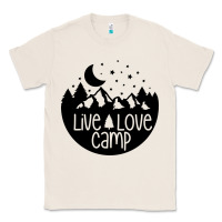 Natural Live Love Camp Classic Tee - Unal Design