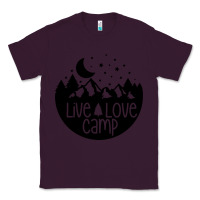 Plum Live Love Camp Classic Tee - Unal Design