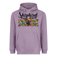 Lavender shepherd mom western Heavyweight Hoodie - RanaPortraitStore
