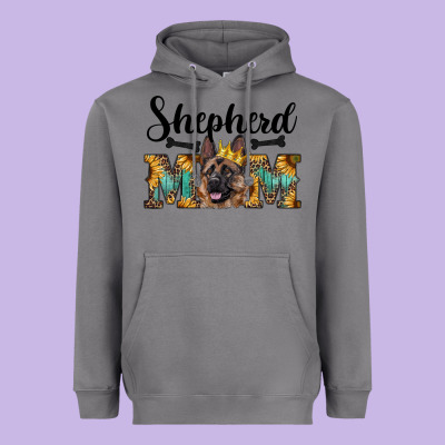 Shepherd Mom Western Heavyweight Hoodie Designed By Ranaportraitstore
