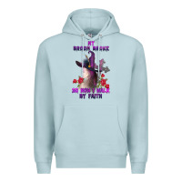 Blue Mist my broom broke Premium Hoodie - AdoDesignShop