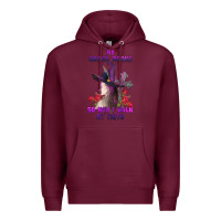 Burgundy my broom broke Premium Hoodie - AdoDesignShop