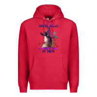 Cardinal my broom broke Premium Hoodie - AdoDesignShop