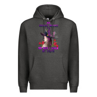Charcoal Heather my broom broke Premium Hoodie - AdoDesignShop