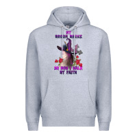 Heather Grey my broom broke Premium Hoodie - AdoDesignShop