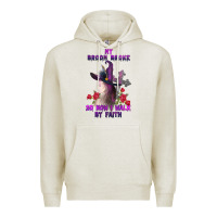 Oatmeal Heather my broom broke Premium Hoodie - AdoDesignShop