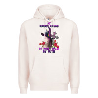Pale Pink my broom broke Premium Hoodie - AdoDesignShop