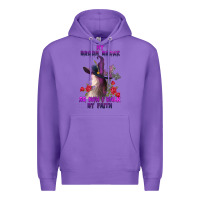 Purple my broom broke Premium Hoodie - AdoDesignShop