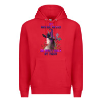 Red my broom broke Premium Hoodie - AdoDesignShop