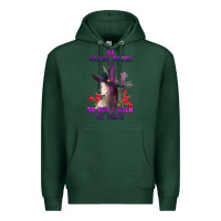 Sports Green my broom broke Premium Hoodie - AdoDesignShop