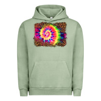 Pigment Oil Green tie die background Urban Hoodie - BarkalooDesign