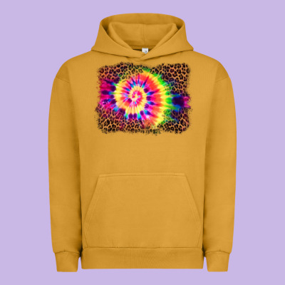 Tie Die Background Urban Hoodie Designed By Barkaloodesign