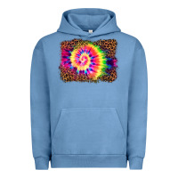 Pigment Pebble Blue tie die background Urban Hoodie - BarkalooDesign