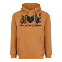 Meerkat peace love shepherd Heavyweight Hoodie - RanaPortraitStore