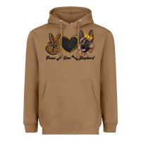 Toasted Coconut peace love shepherd Heavyweight Hoodie - RanaPortraitStore