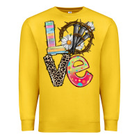 Lemon Love crown of thorns Easter Day Premium Sweatshirt - CowGirlArtShop