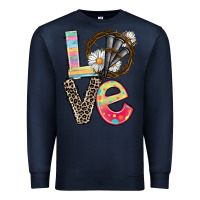 Navy Love crown of thorns Easter Day Premium Sweatshirt - CowGirlArtShop