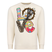 Sandshell Love crown of thorns Easter Day Premium Sweatshirt - CowGirlArtShop