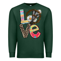 Sports Green Love crown of thorns Easter Day Premium Sweatshirt - CowGirlArtShop