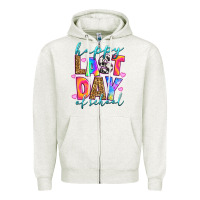 Oatmeal Heather happy last day of school Zipper Hoodie - RanaPortraitStore
