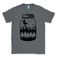 Charcoal Heather View jar Classic Tee - Unal Design