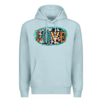 Blue Mist love western Premium Hoodie - AdoDesignShop