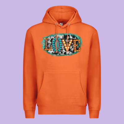 Love Western Premium Hoodie Designed By Adodesignshop